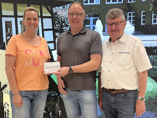 444,44 Euro für den guten Zweck