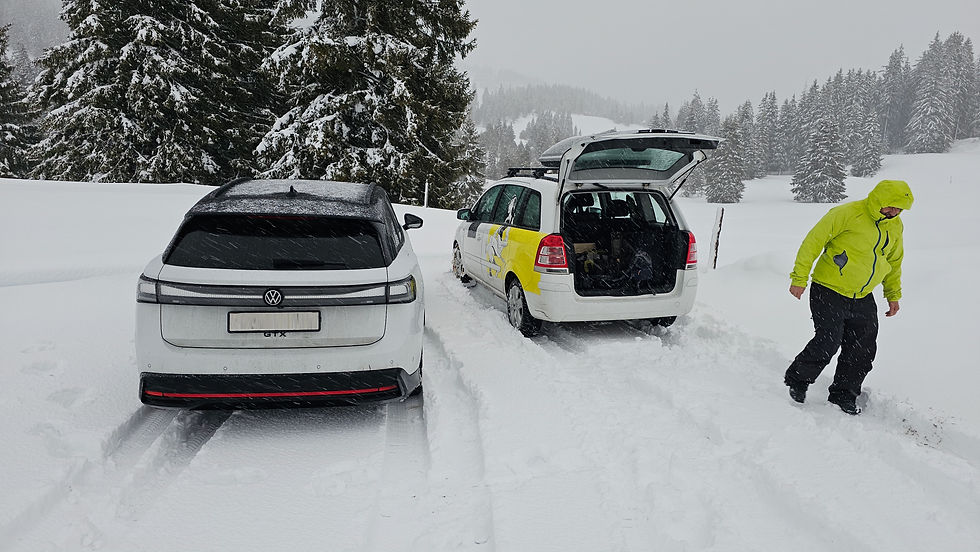 Treffpunkt Batterieersatz Chlus Hütte