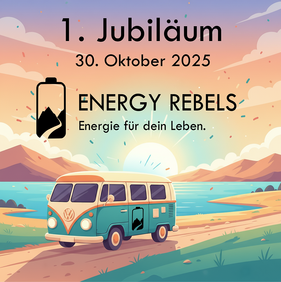 1. Firmenjubiläum Energy Rebels