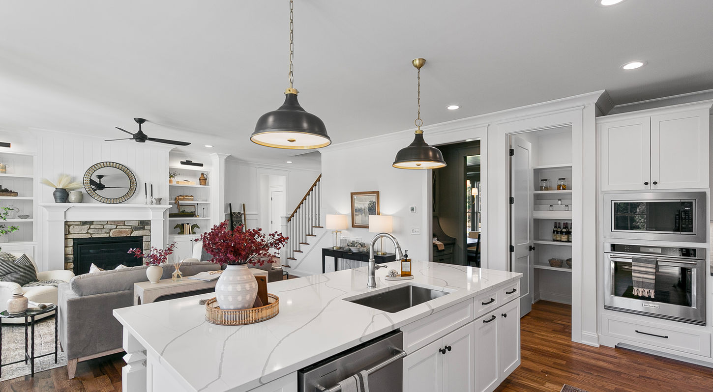 Halcyon Homes custom kitchen in Cotton Farms, 22 Datton Ct, Fuquay-Varina, NC