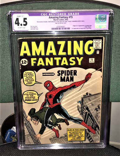 【激レア】Amazing Fantasy #15 Facsimile CGC amazing fantasy 15 cgc 2.5 | eBay