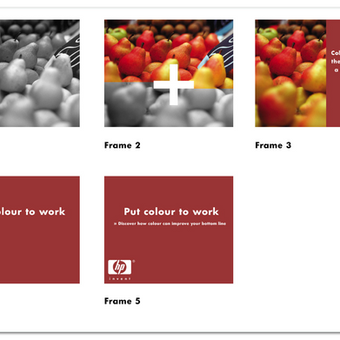 Apples visual for HP banner ads
