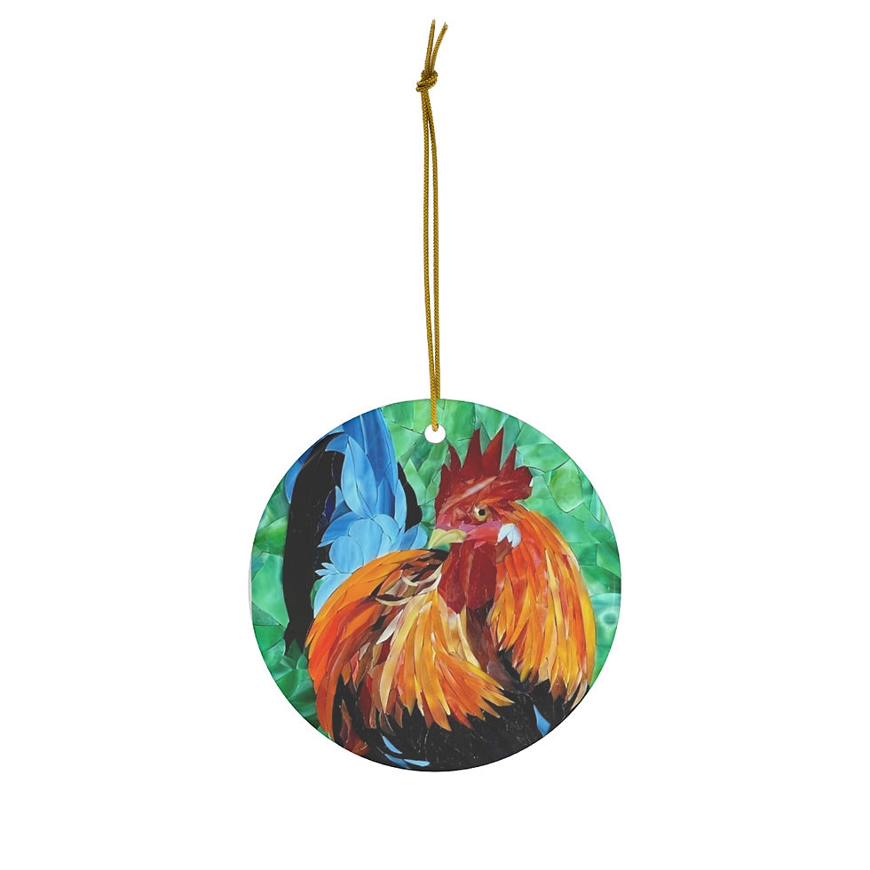 Ceramic Ornament, 4 Shapes