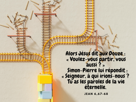 21e dimanche ordinaire B - 25.08.2024