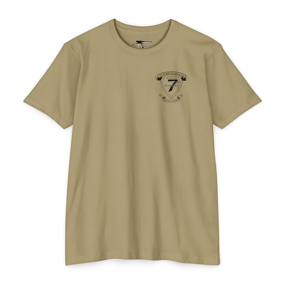 Thumbnail: 3/7 (3d Battalion 7th Marines / 3d Bn 7th Mar) 7TH MAR REG, Marine Corps T-Shirt