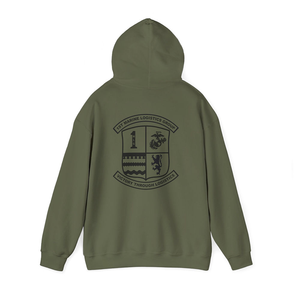 Thumbnail: 1ST MLG (1ST MARINE LOGISTICS GROUP TACTICAL), I MEF, MARINE CORPS HOODIE