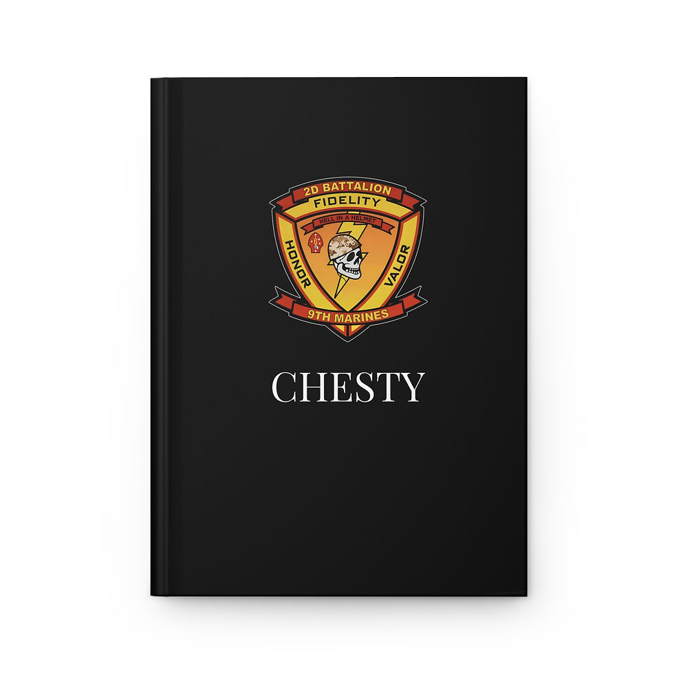 Thumbnail: 2/9 (2d Battalion 9th Mar 2d Mar Div) Personalizable Hardcover Journal Matte