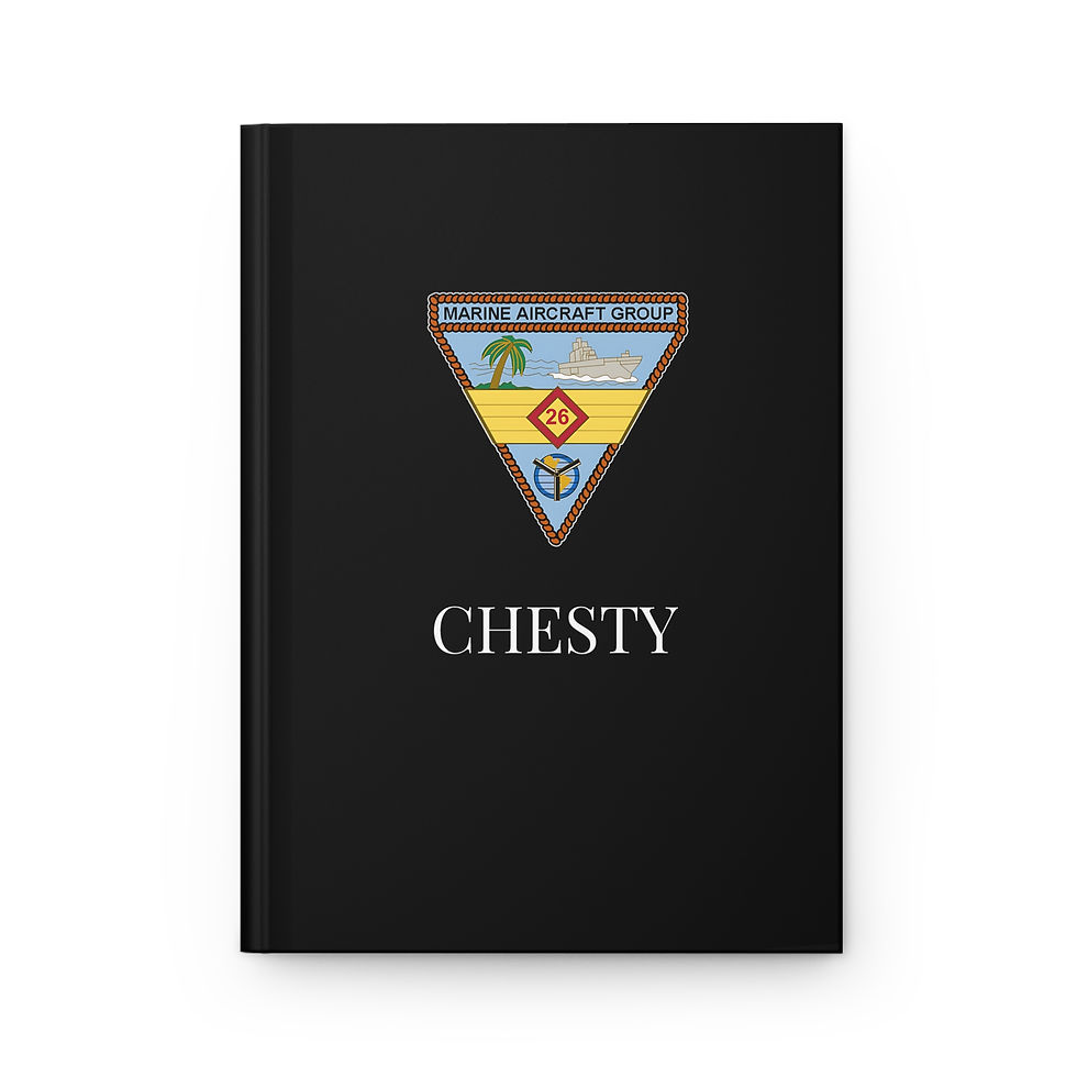 Thumbnail: MAG-26 (Marine Aircraft Group 26) Personalizable Hardcover Journal Matte