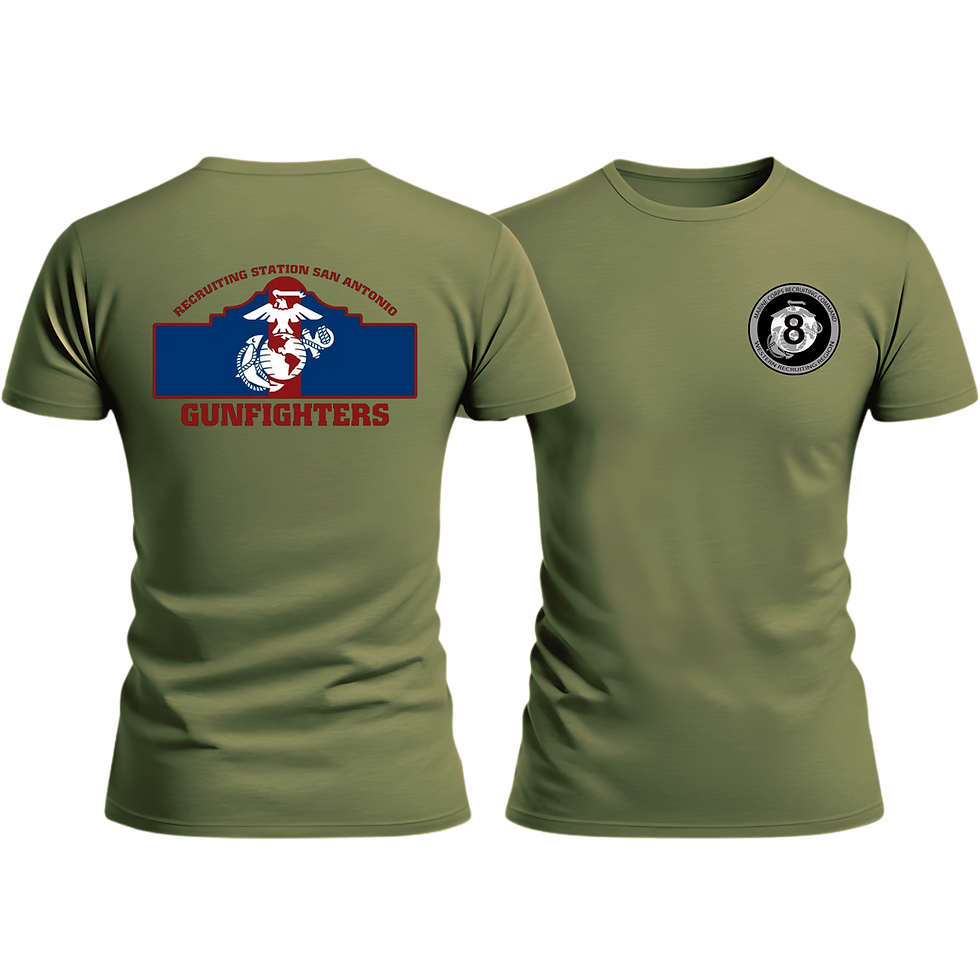 Thumbnail: RS SAN ANTONIO, 8TH MCD, Marine Corps T-Shirt 