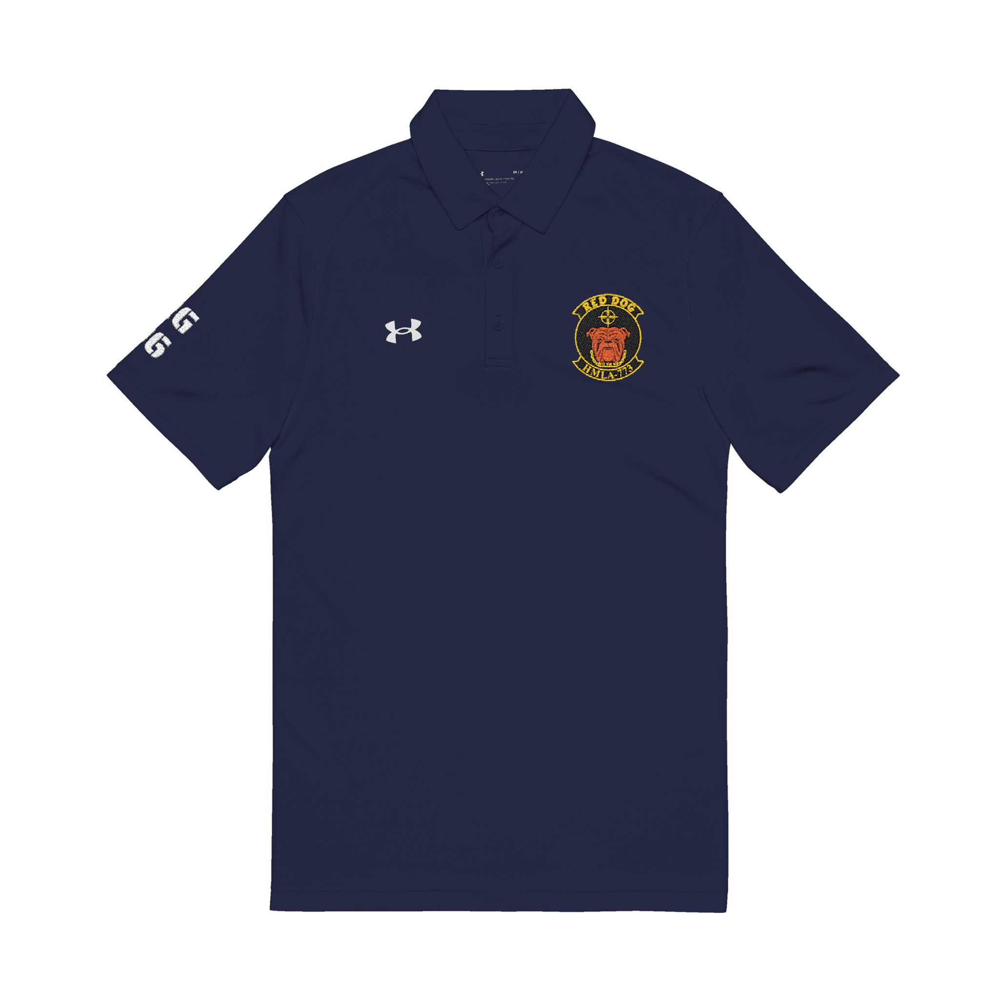 HMLA-773 (RG06 RED DOG), Under Armour® Men's Polo Shirt (Embroidery)