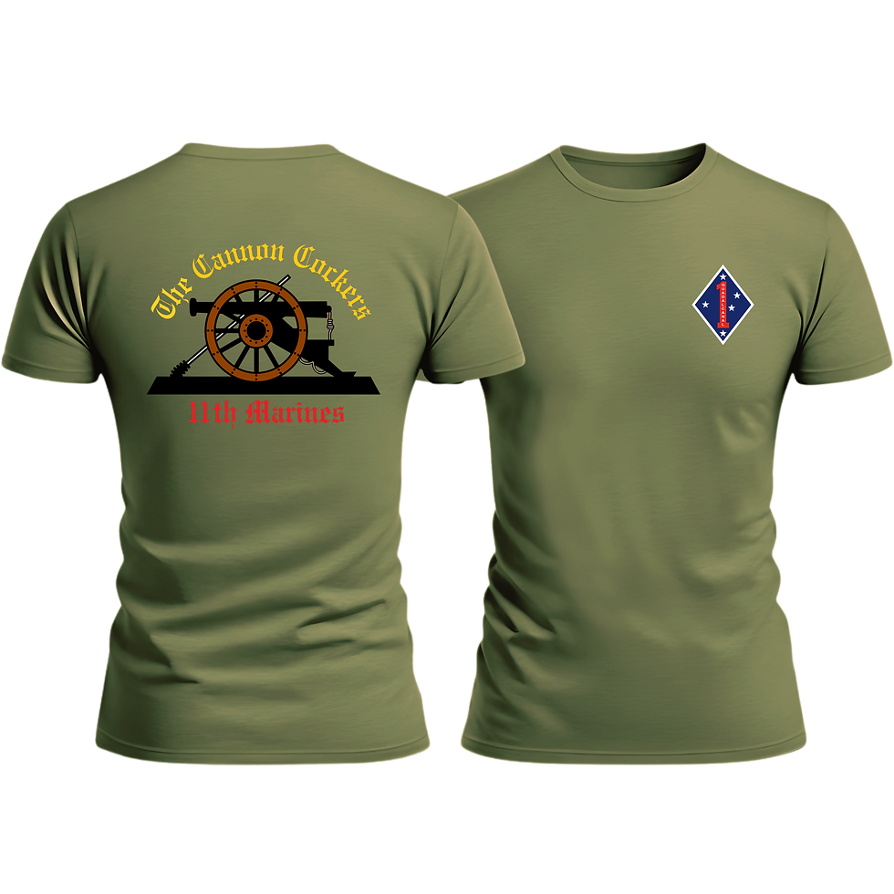 11th Mar Reg, 1st Mar Div, Marine Corps T-Shirt