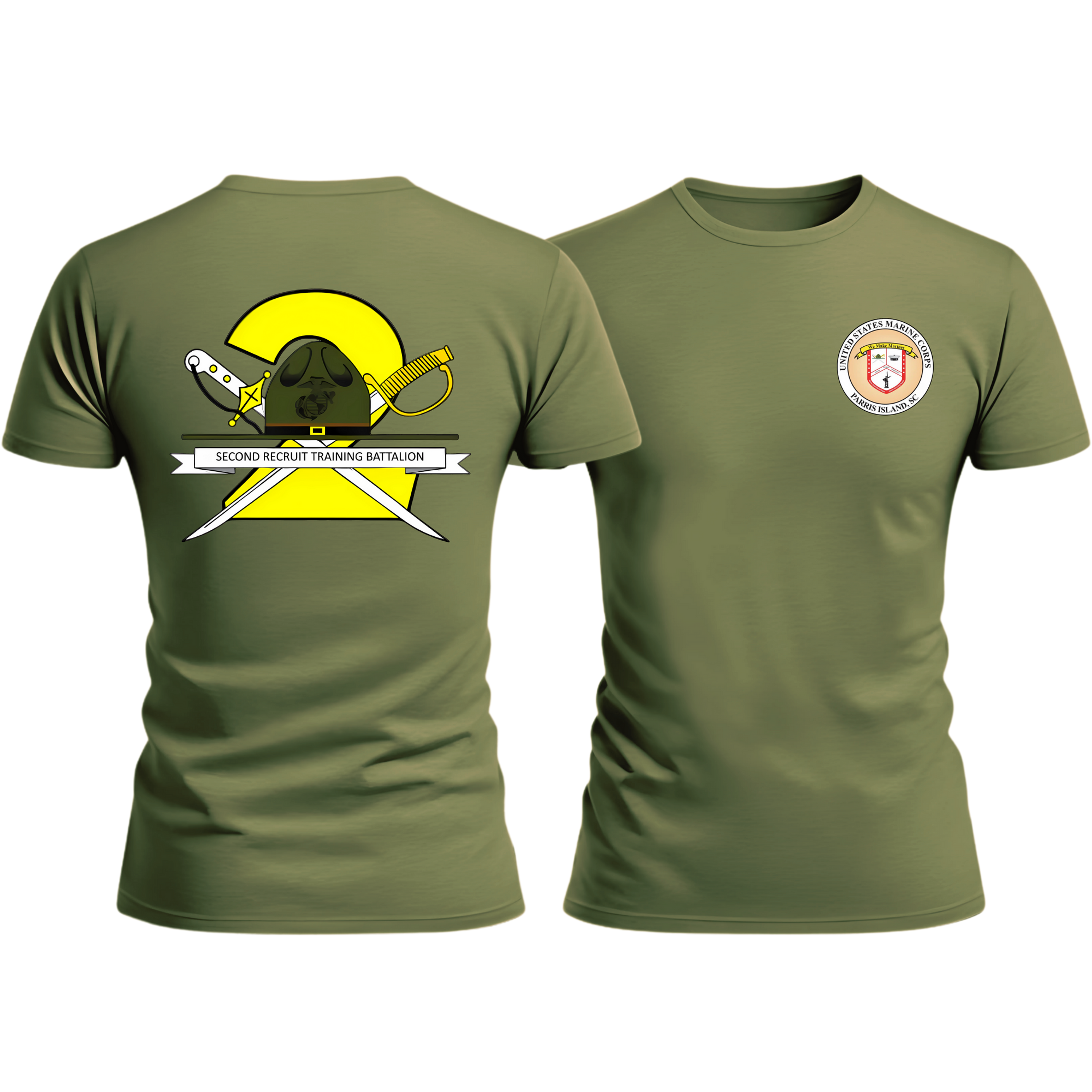 2D RECRUIT TRAINING BATTALION (RTB 2), MCRD PI, Marine Corps T-Shirt
