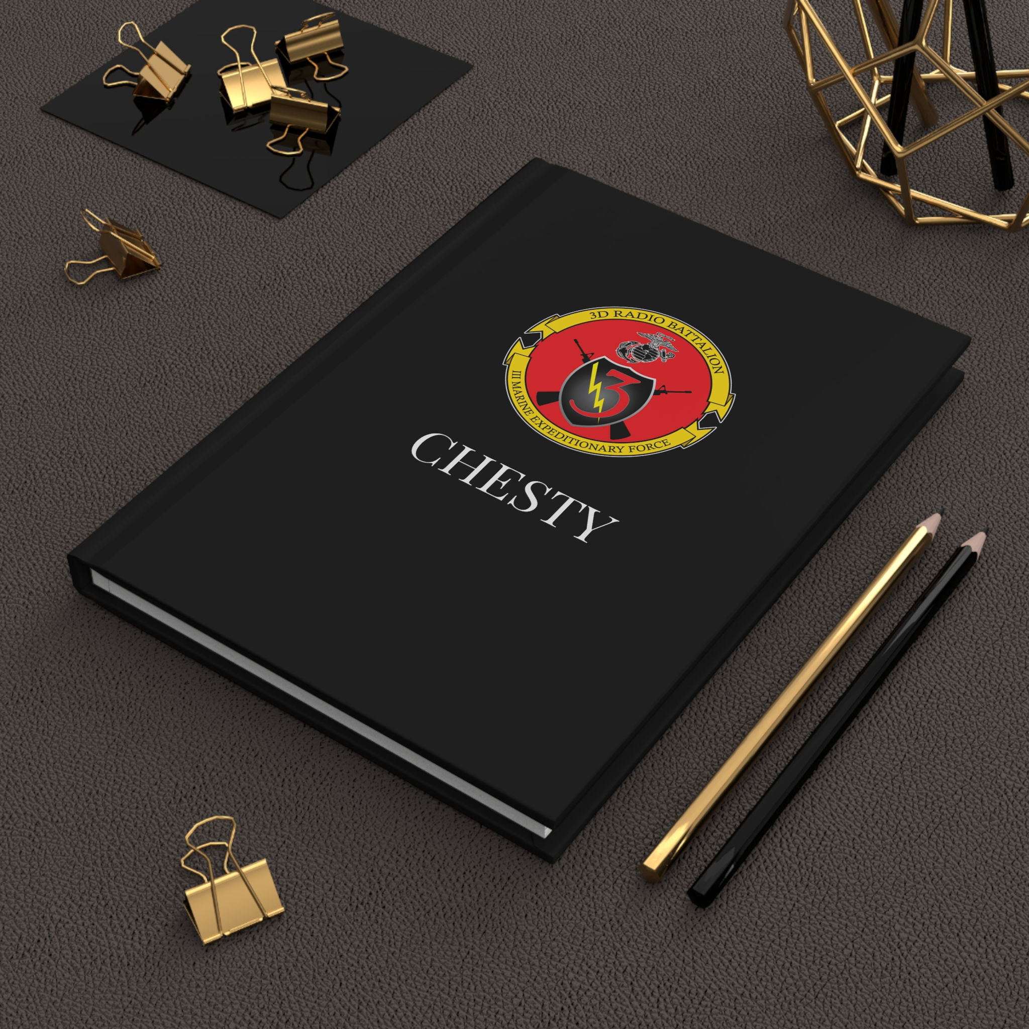 3D RAD BN (3d Radio Battalion) Personalizable Hardcover Journal Matte