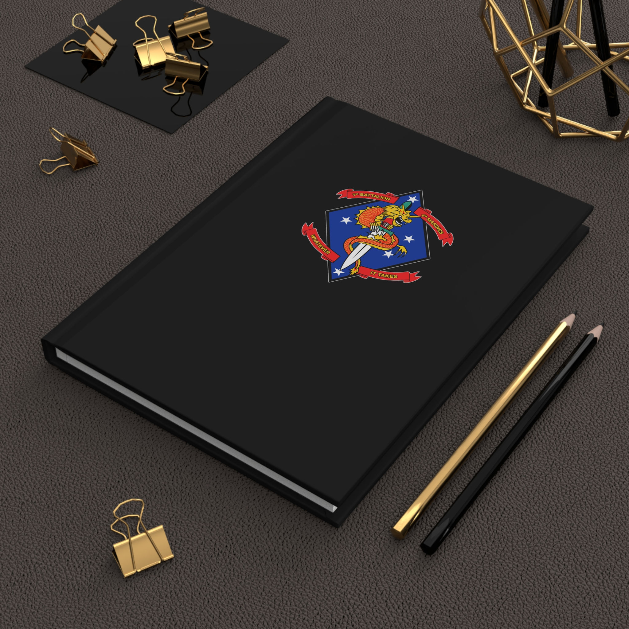 1/4, 1ST BN 4TH MAR, Hardcover Journal Matte