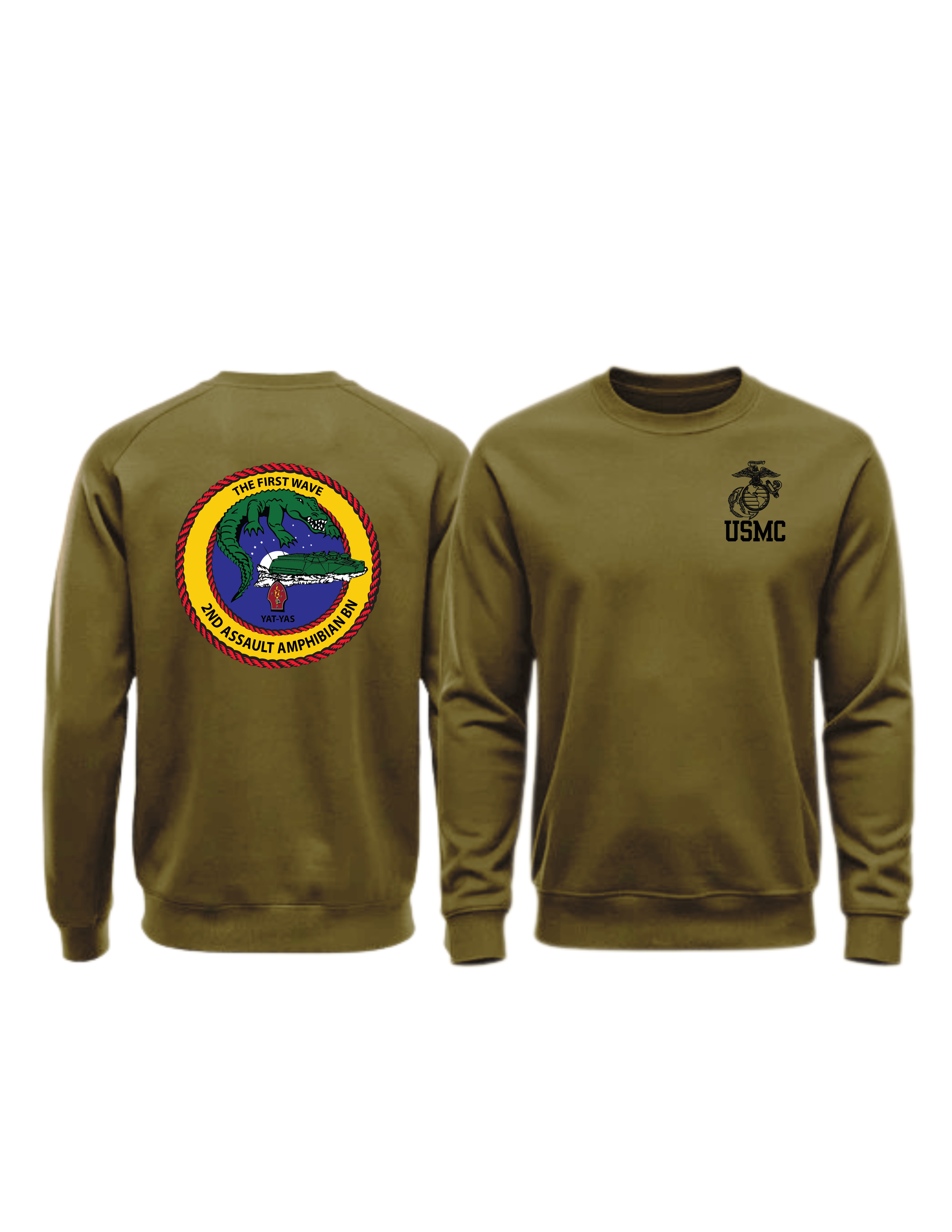 2ND AA BN, USMC, Marine Corps Sweater