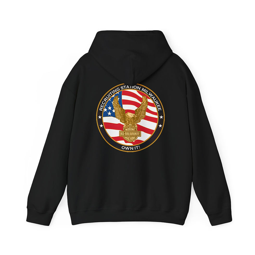 Thumbnail: RS MILWAUKEE (Recruiting Station Milwaukee, WI), MCRC, Marine Corps Hoodie