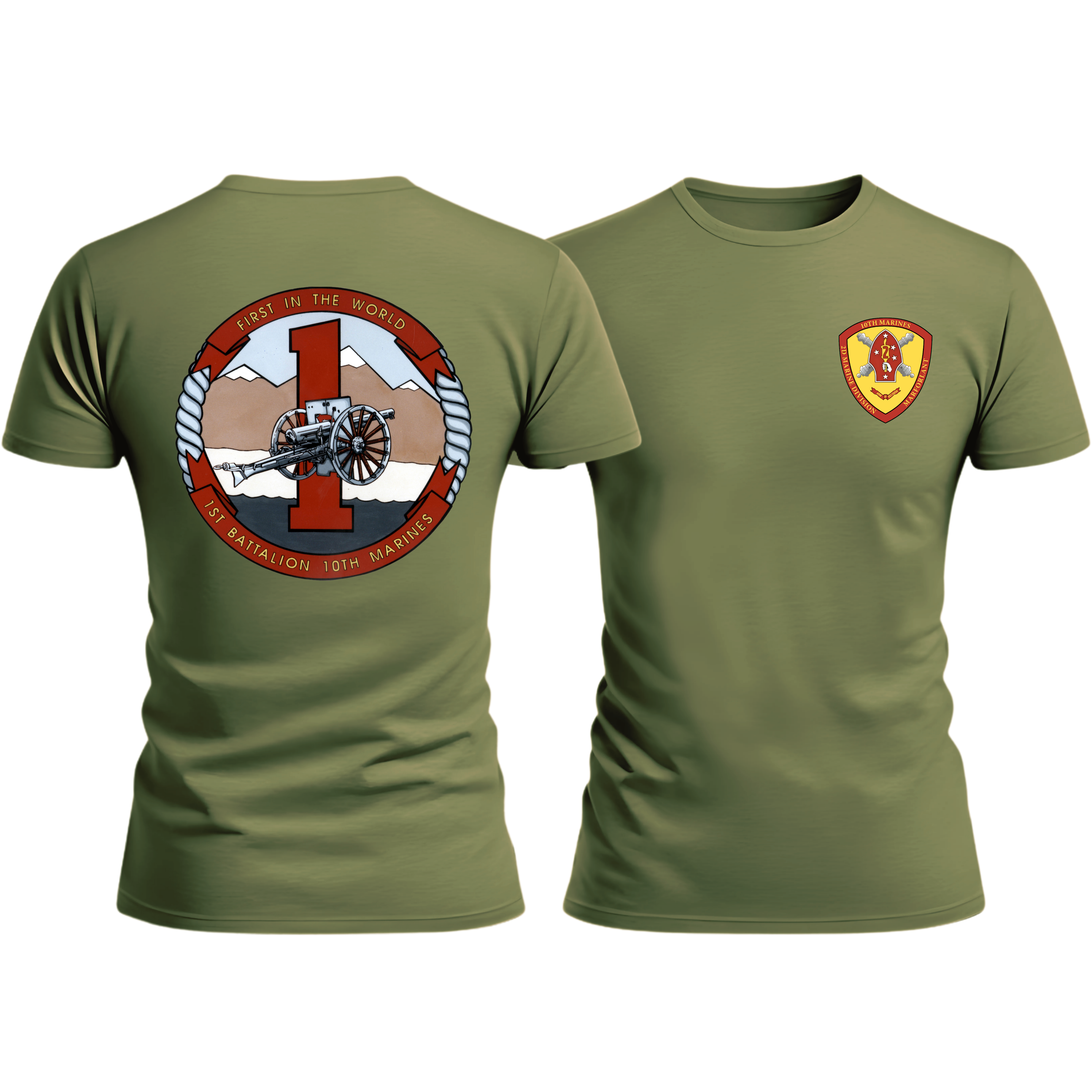 1/10, 10th Mar Reg, Marine Corps T-Shirt