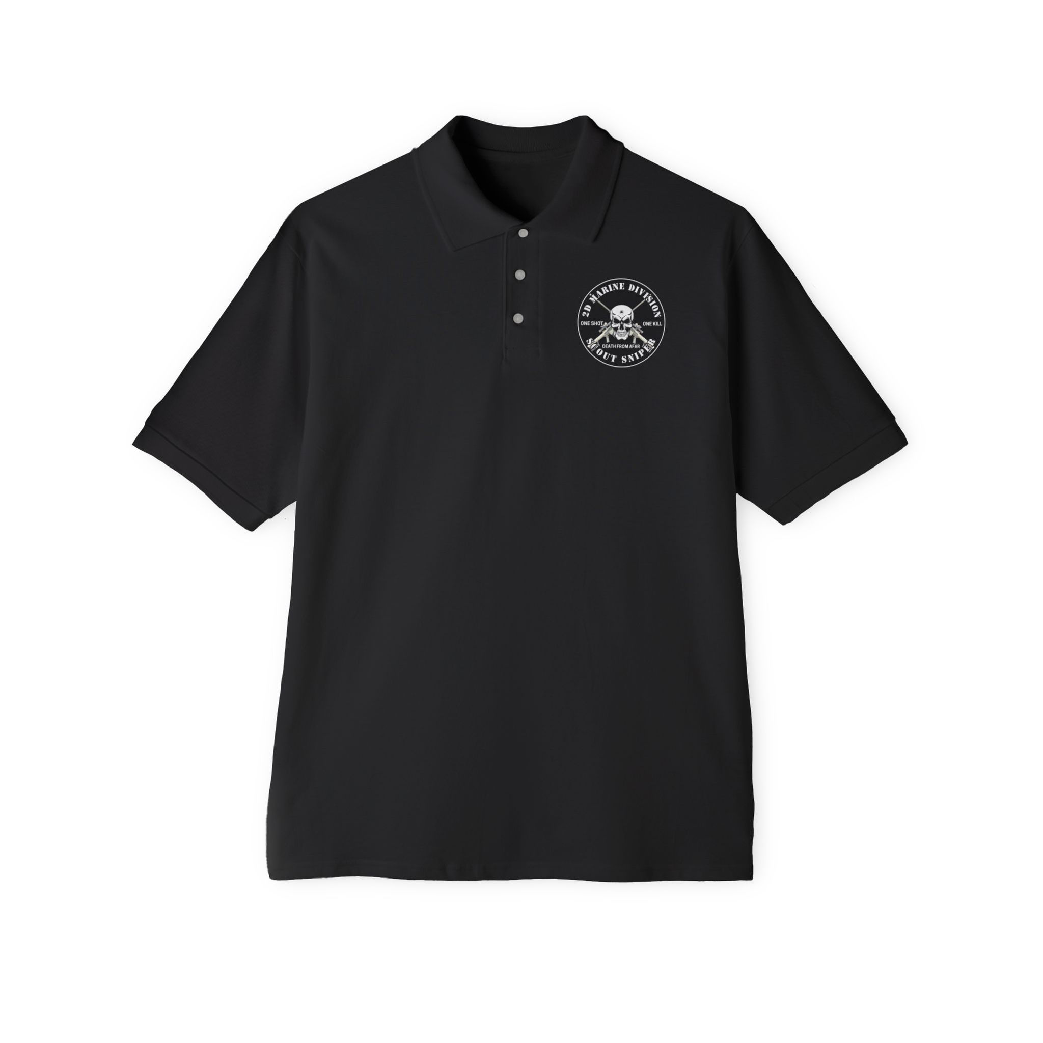Scout Sniper Platoon (STA PLT/2d Mar Div), USMC, Men's Piqué Polo