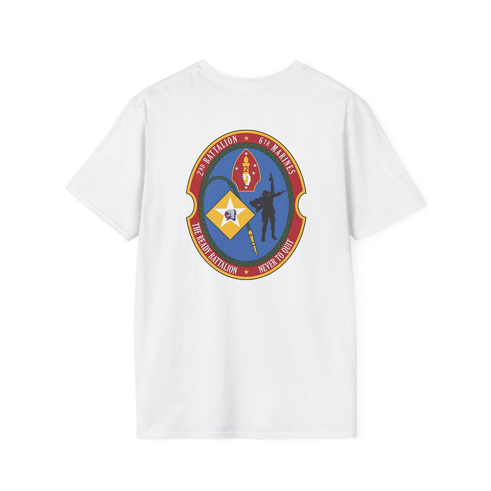 Thumbnail: 2/6 (Alternate), 6th Mar Reg, Marine Corps T-Shirt 