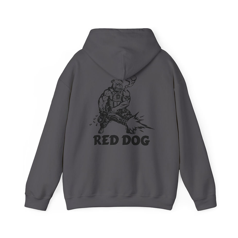 Thumbnail: RED DOG GUNNIN (HMLA-773), HMLA-773 CIGAR,  Marine Corps Hoodie