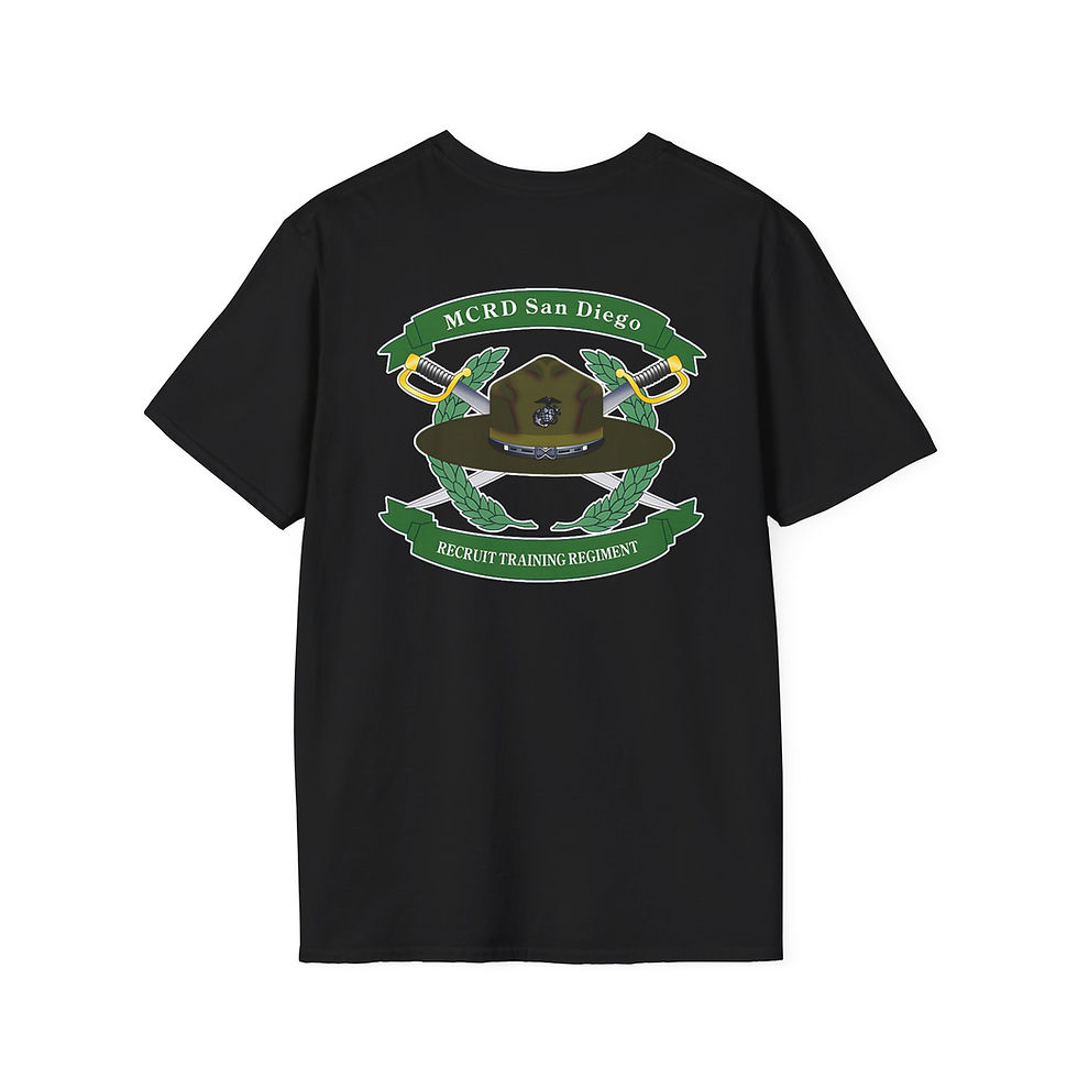 Thumbnail: RECRUIT TRAINING REGIMENT (RTR), MCRD SD, Marine Corps T-Shirt 