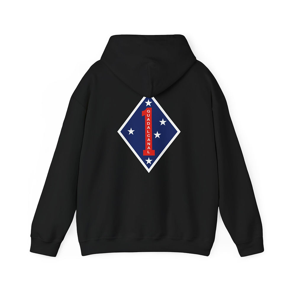 Thumbnail: 1ST MARINE DIVISION (1ST MAR DIV), USMC, MARINE CORPS HOODIE