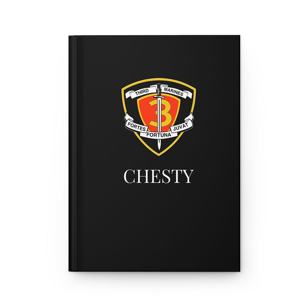 Thumbnail: 3D MAR REG (3d Marine Reg/3d Marines) Personalizable Hardcover Journal Matte