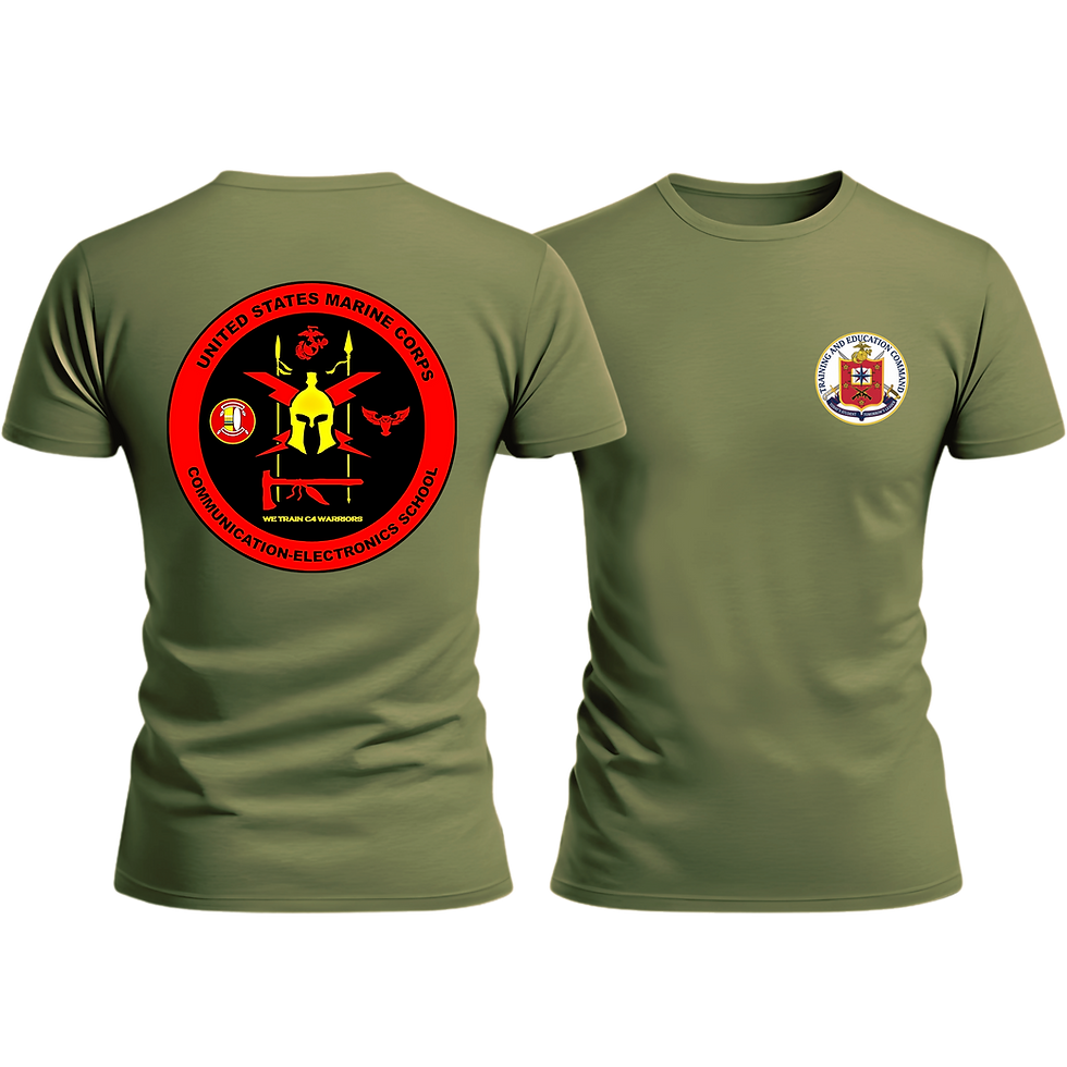 Thumbnail: MC COMMUNICATIONS-ELECTRONICS SCHOOL, TECOM, Marine Corps T-Shirt 