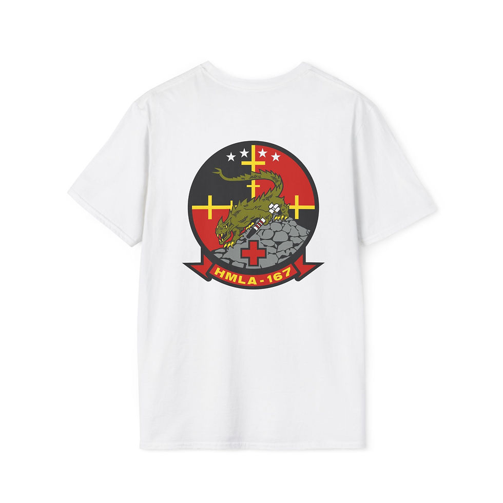 Thumbnail: HMLA-167 (Light Attack Helicopter Squadron 167), 2ND MAW, Marine Corps T-Shirt 