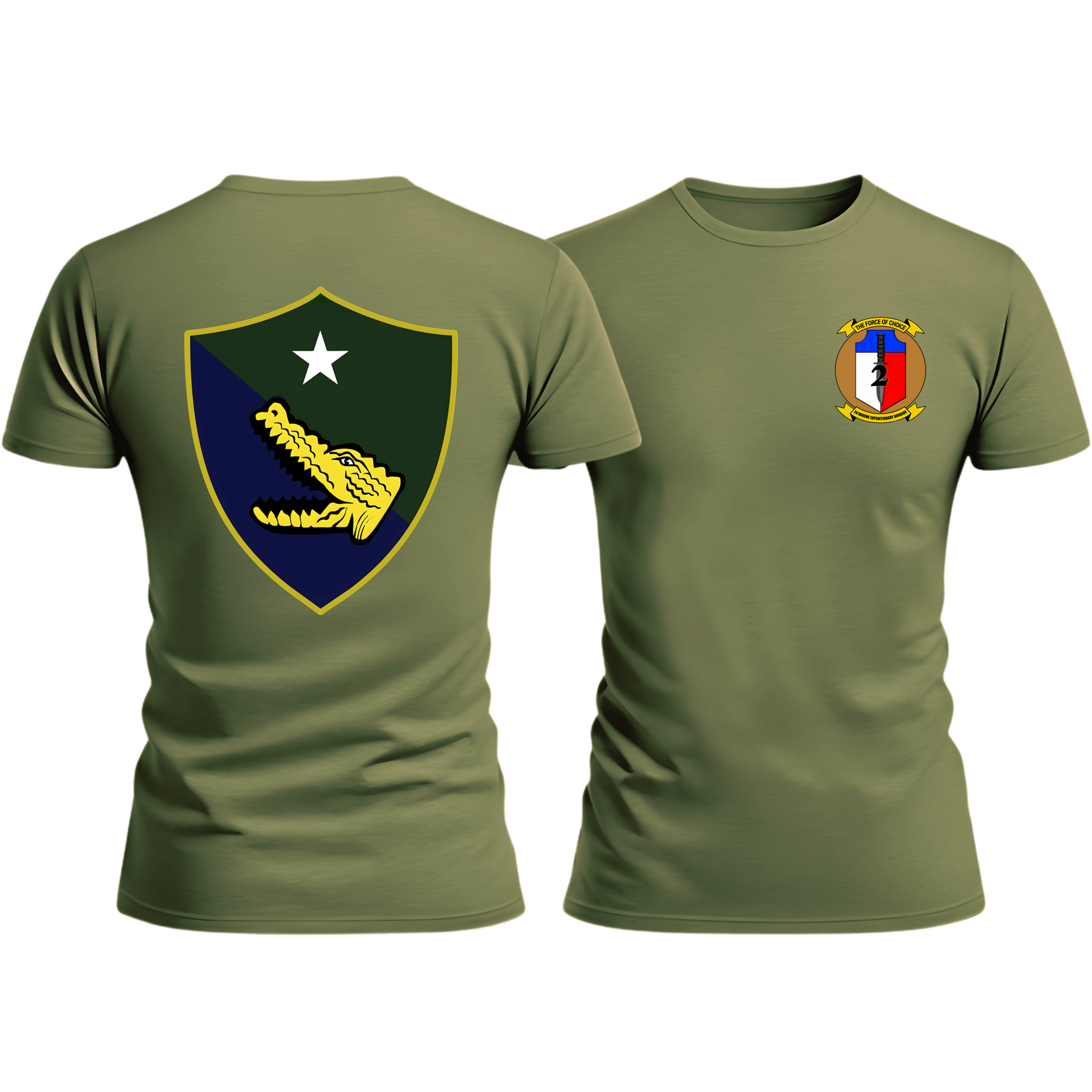 TF 61/2 (Task Force 61/2), 2D MEB, Marine Corps T-Shirt