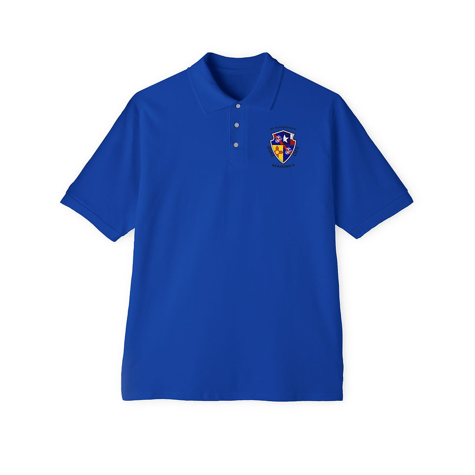 Thumbnail: RS ABLUQUERQUE (Recruiting Station Albuquerque), USMC, Men's Piqué Polo