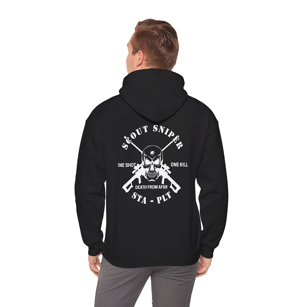 Thumbnail: Scout Sniper Platoon (STA PLT), Scout Snipers, Marine Corps Hoodie