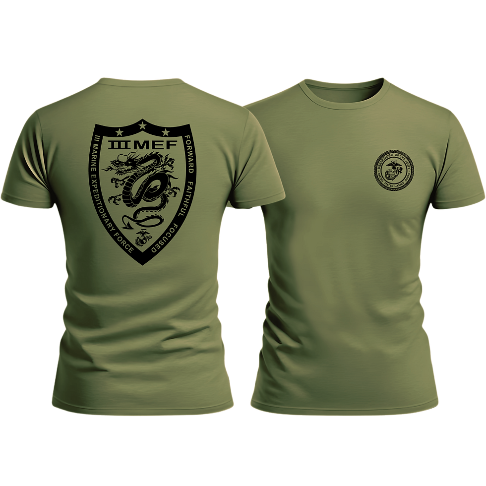 III MEF (Tactical), USMC, Marine Corps T-Shirt