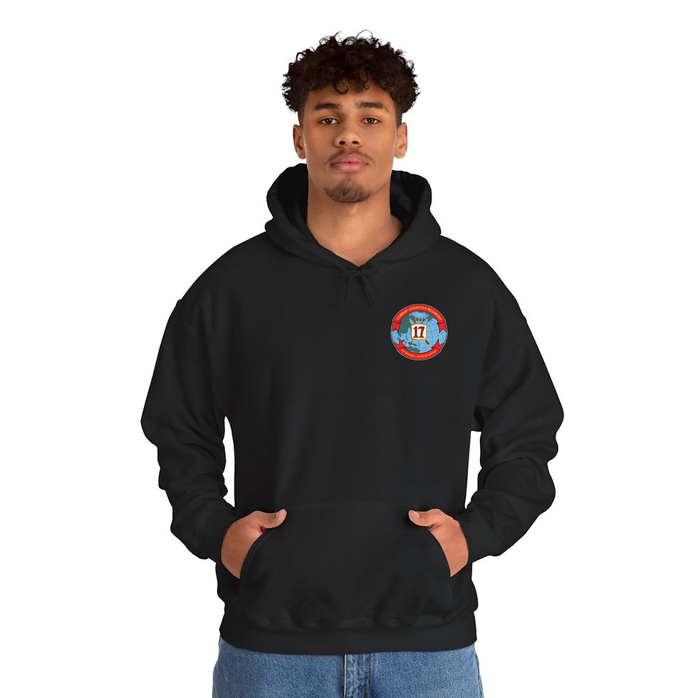 Thumbnail: CLB-15 (COMBAT LOGISTICS BATTALION 15), CLR-17, MARINE CORPS HOODIE
