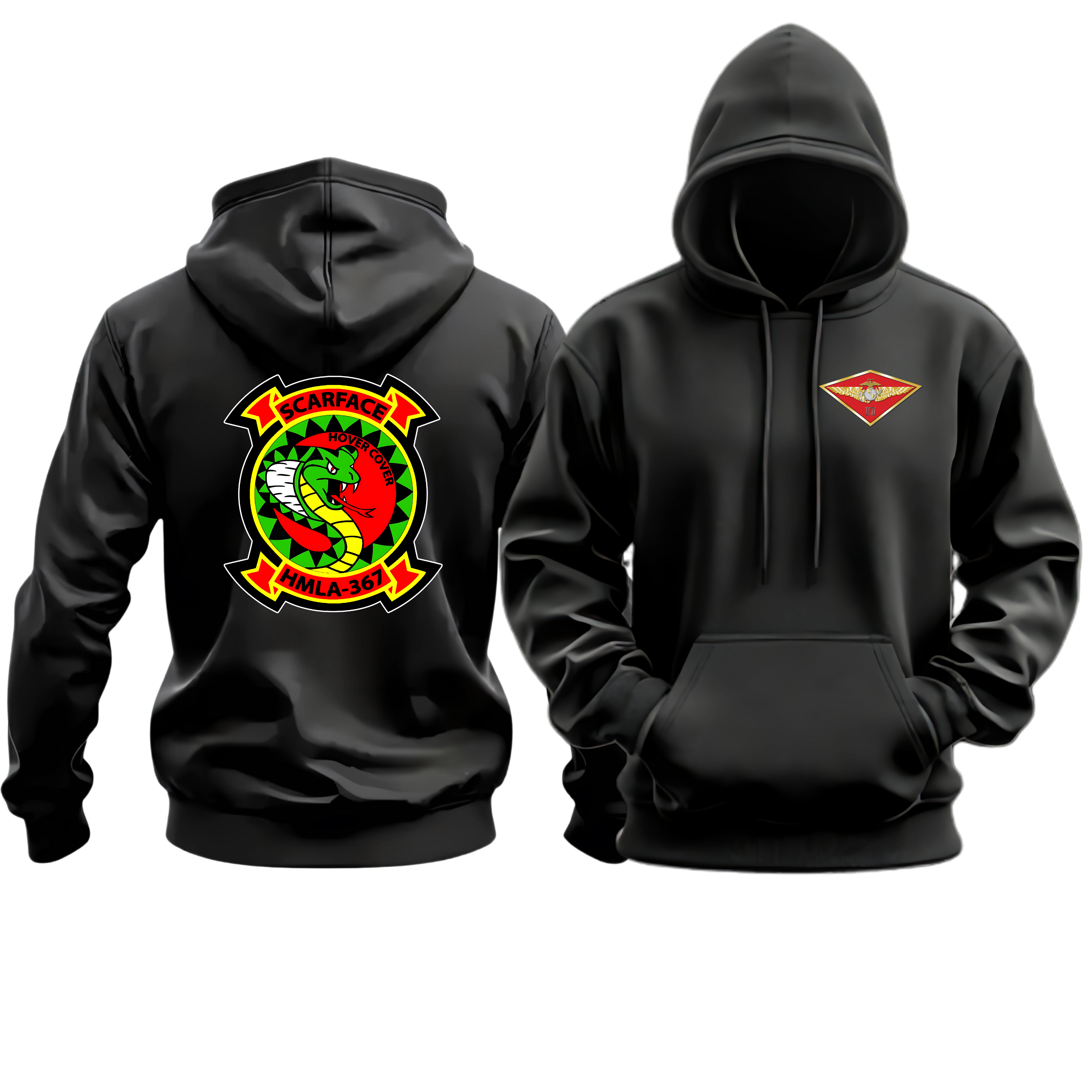 HMLA-367 (LIGHT ATTACK HELICOPTER SQUADRON 367), 3RD MAW, MARINE CORPS HOODIE