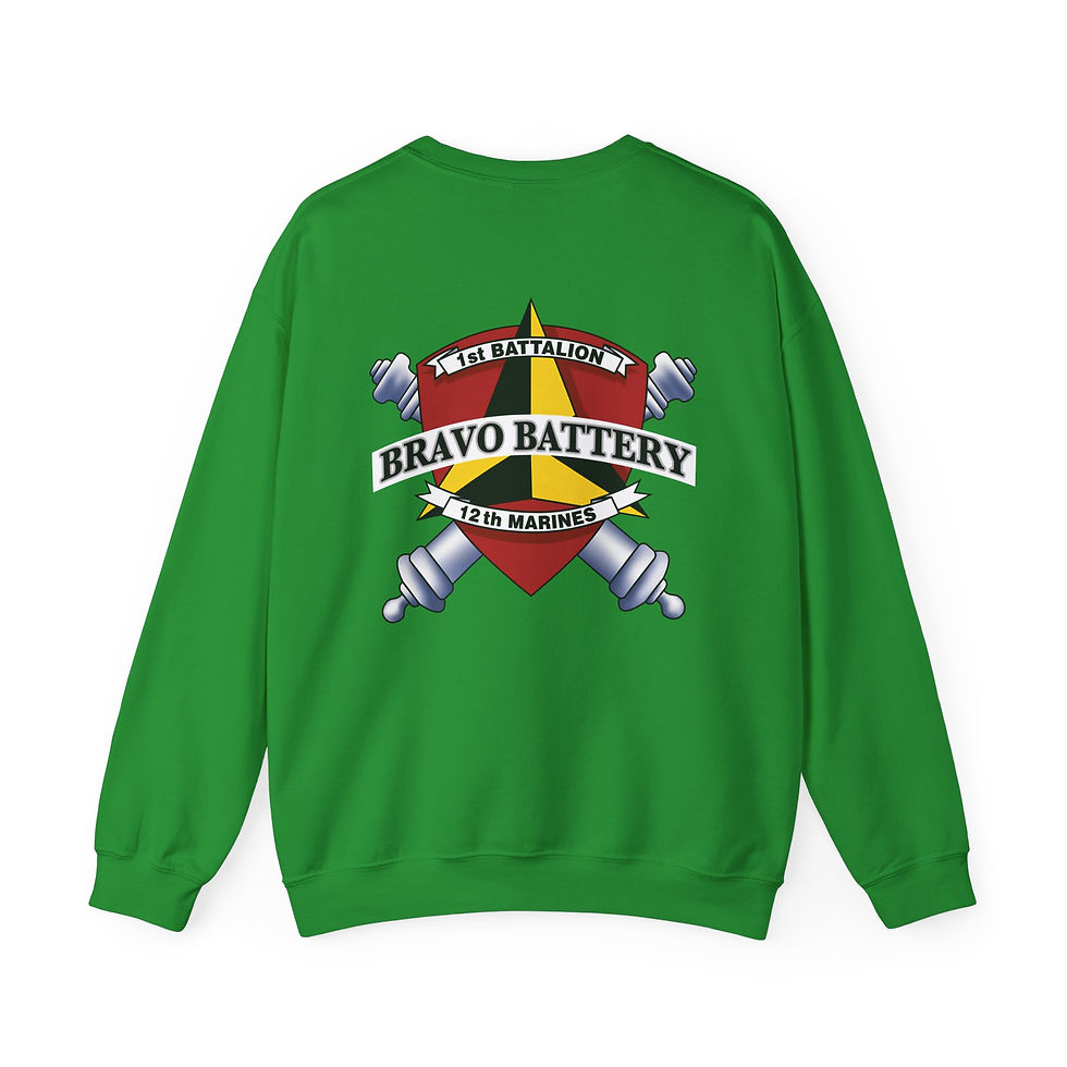 Thumbnail: 1/12 BRAVO BTRY (1st Battalion 12th Marines), USMC, Marine Corps Sweater