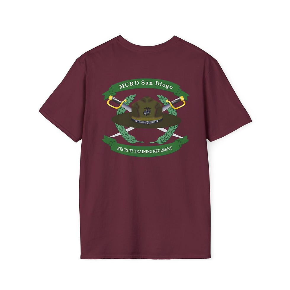Thumbnail: RECRUIT TRAINING REGIMENT (RTR), MCRD SD, Marine Corps T-Shirt 