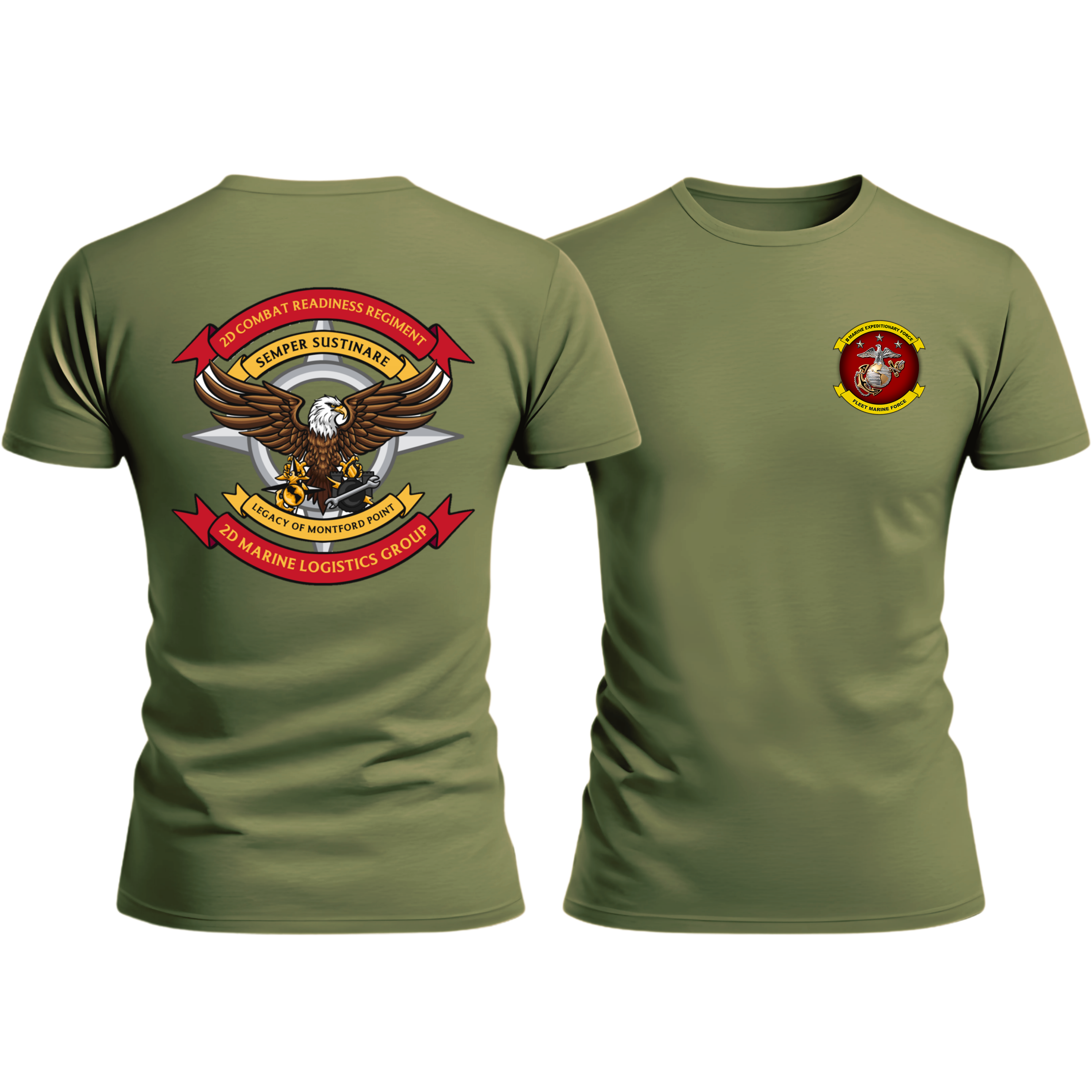 2D CRR, II MEF, Marine Corps T-Shirt