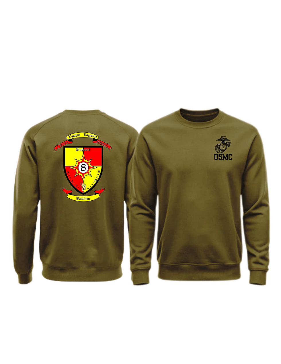 CLB 8, USMC, Marine Corps Sweater