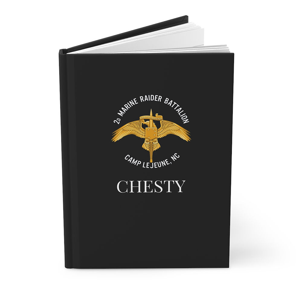 Thumbnail: 2D MRB (2d Marine Raider Bn, MARSOC) Personalizable Hardcover Journal Matte