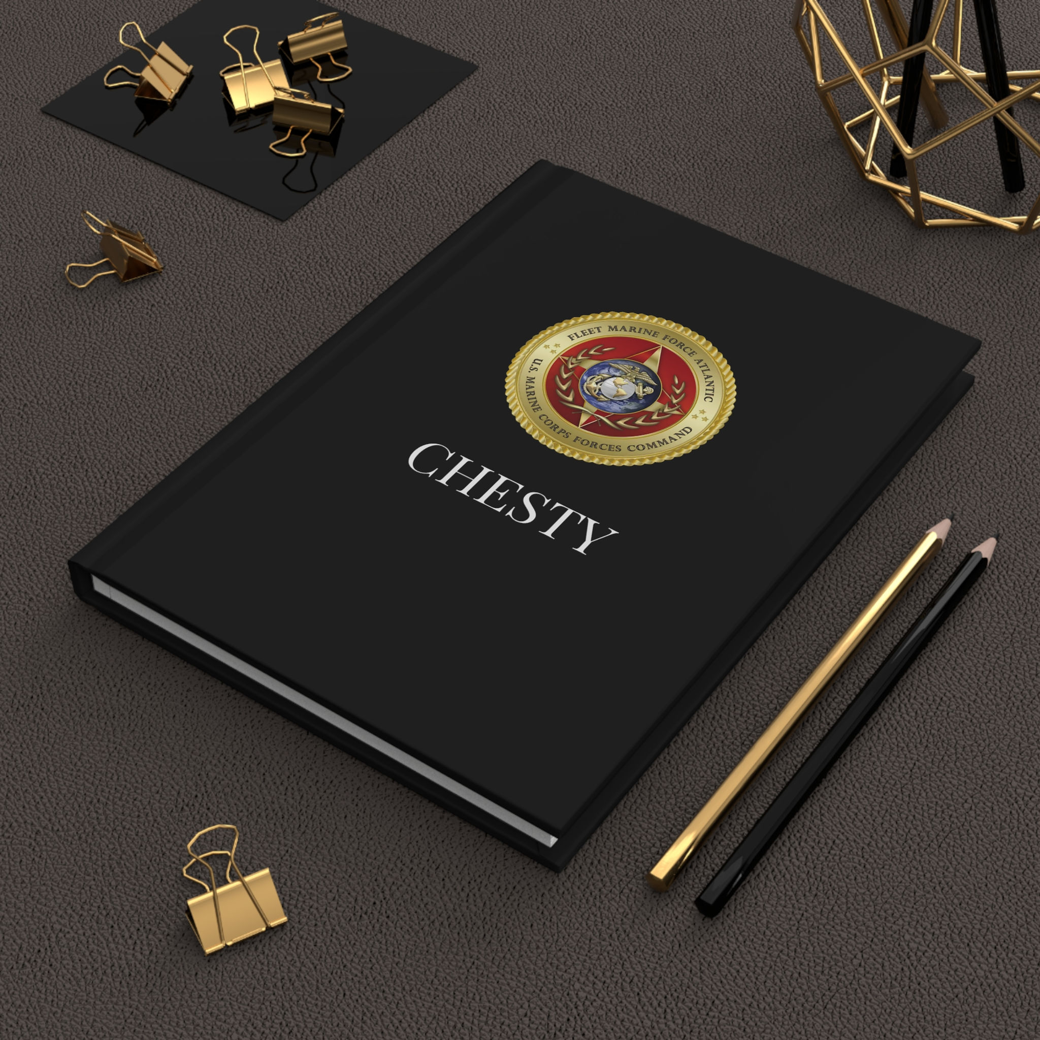FMFLANT (Fleet Marine Force, Atlantic) Personalizable Hardcover Journal Matte