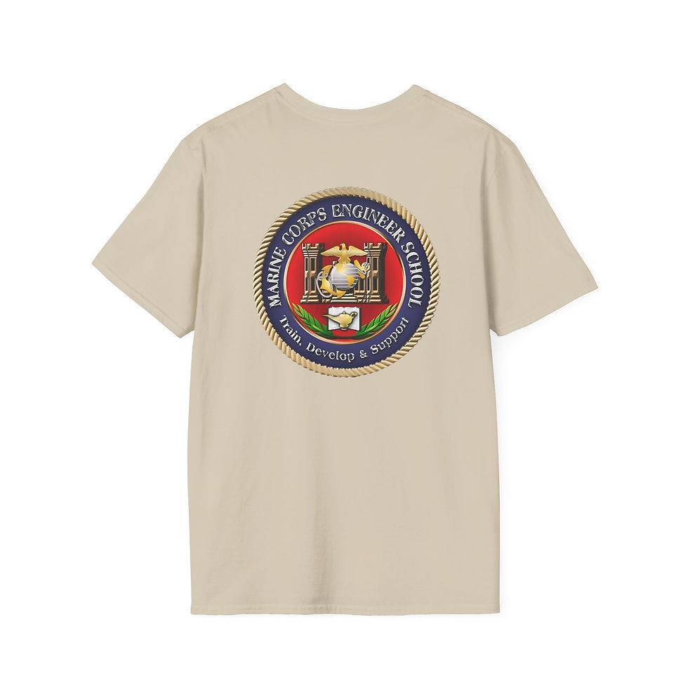 Thumbnail: MC ENGINEER SCHOOL, TECOM, Marine Corps T-Shirt 