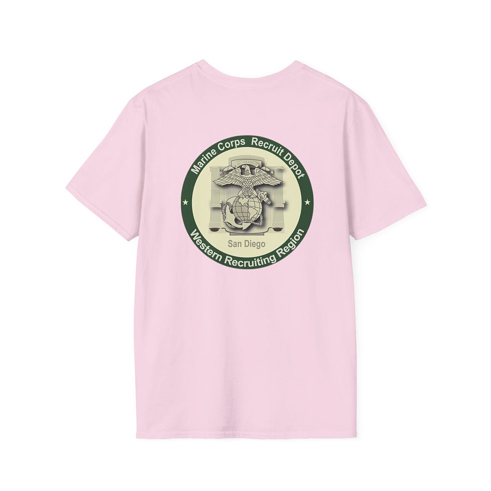 Thumbnail: MARINE CORPS RECRUIT DEPOT SAN DIEGO (MCRD SD), TECOM, Marine Corps T-Shirt 