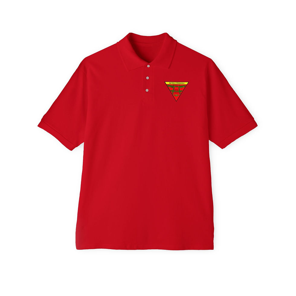 Thumbnail: MATSG-21 (Marine Aviation Training Support Group 21), USMC, Men's Piqué Polo