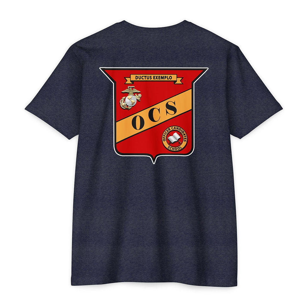 Thumbnail: OCS (Officer Candidates School), TRNG COM, Marine Corps T-Shirt 