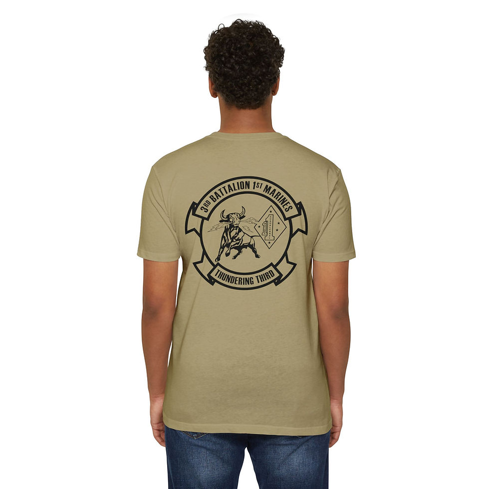 Thumbnail: 3/1 (3d Battalion 1st Marines / 3d Bn 1st Mar) 1ST MAR DIV, Marine Corps T-Shirt