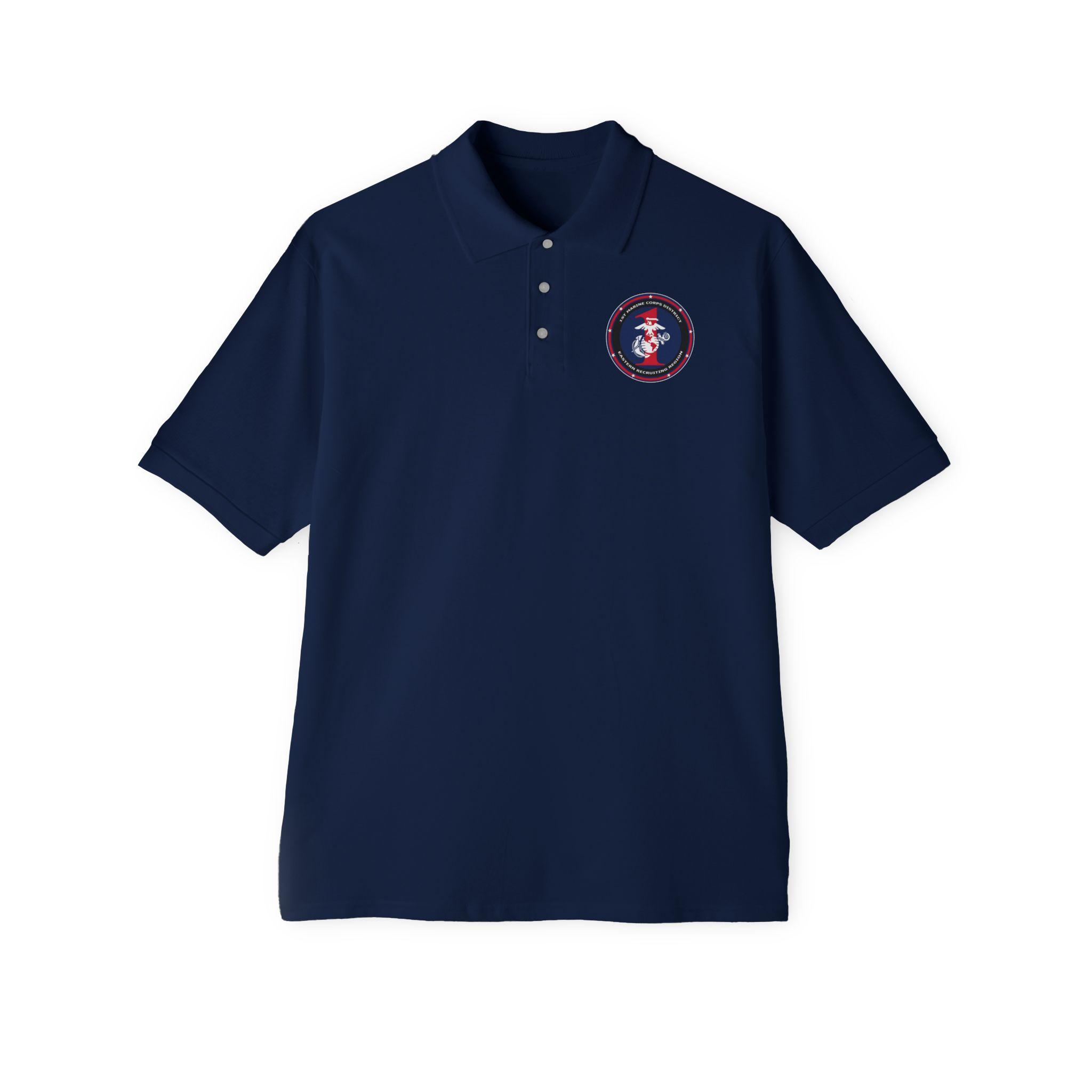 1ST MCD (1st Marine Corps District), USMC, Men's Piqué Polo