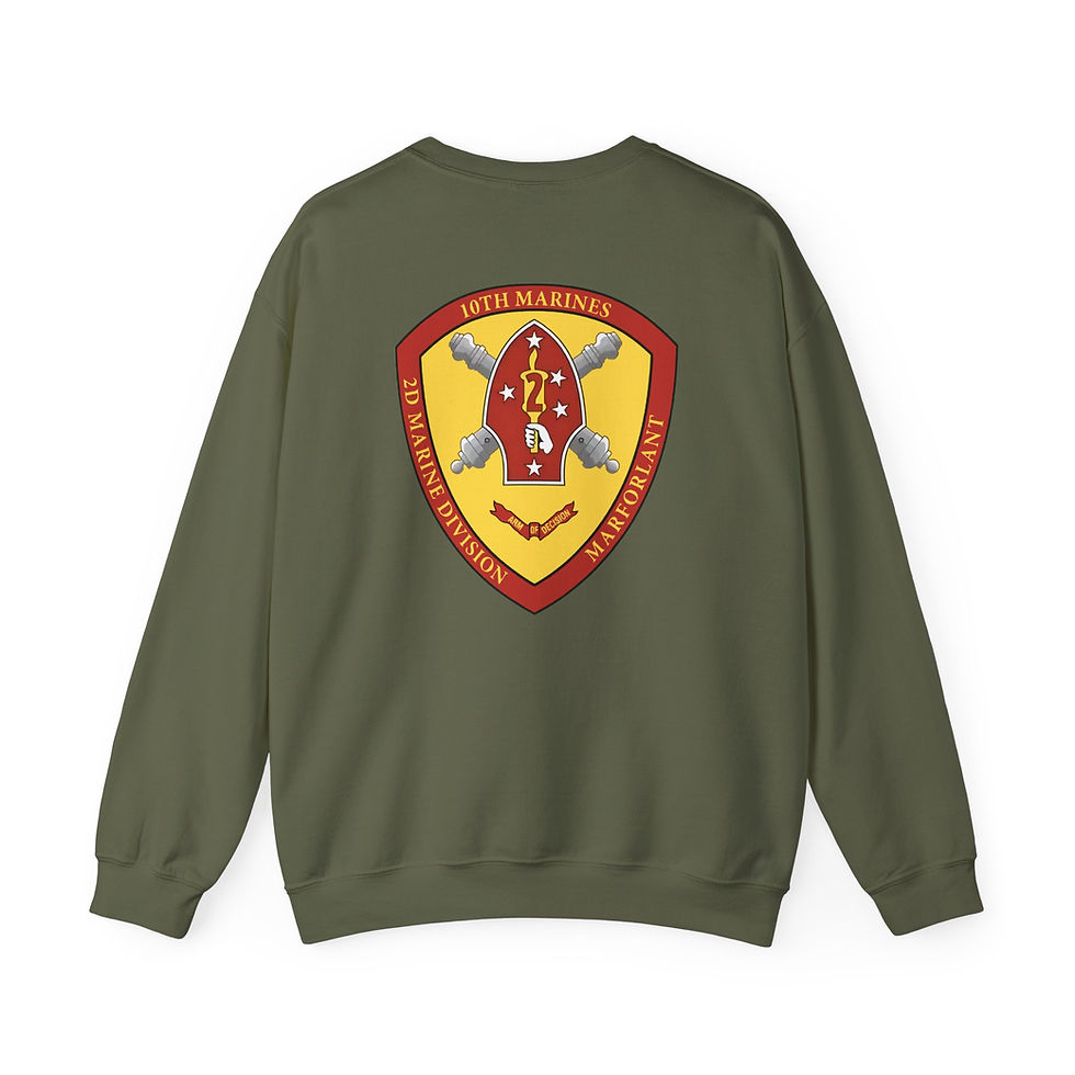 Thumbnail: 10TH MAR REG, USMC, Marine Corps Sweater