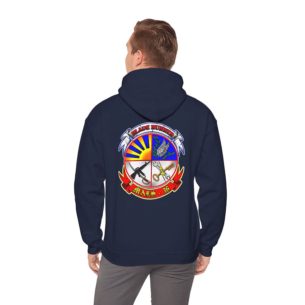 Thumbnail: MALS-36 (Marine Aviation Logistics Squadron 36), MAG-36, Marine Corps Hoodie