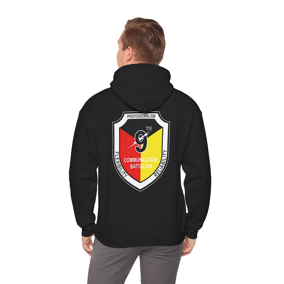 Thumbnail: 9TH COMM BN (9th Communication Battalion), I MEF, Marine Corps Hoodie